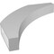 Ekena Millwork 4-in. W x 28-in. D x 32-in. H Thorton Architectural Grade PVC Knee Brace BRCP04X28X32THR - alternate 5